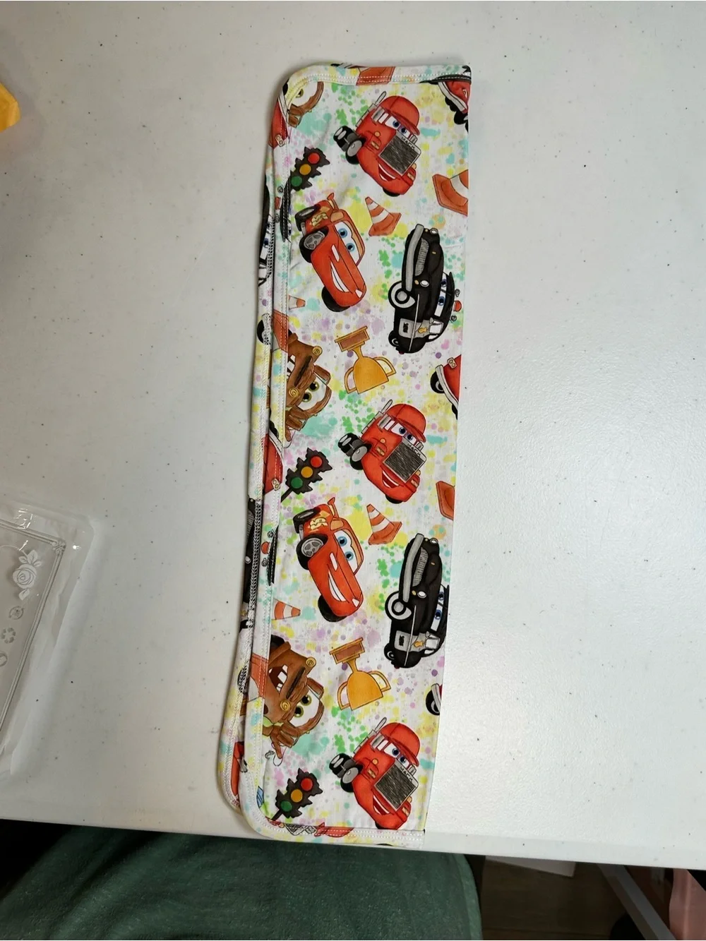 NWT BAMBOO Burp Cloth Design in Pixar CARS